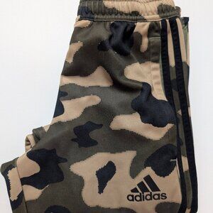 Adidas Camouflage Trainer Pants Aeroread - 1/4 Zippers Legs - Size XS
